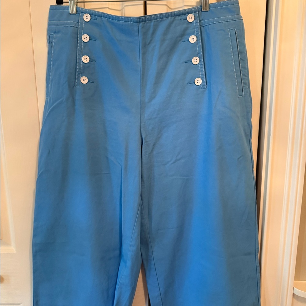 Talbots Light Blue Pants with hidden side zipper